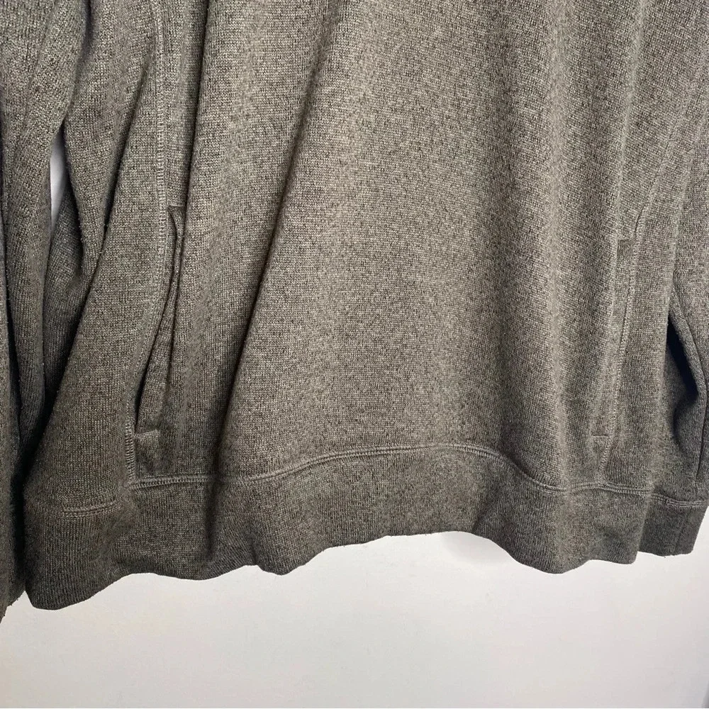 Sonoma Army Green Mock Neck Button Pullover Fleece Sweater Men's Size XXL